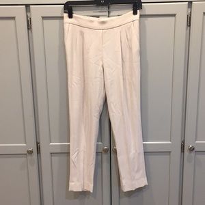 Cream colored pull on trousers